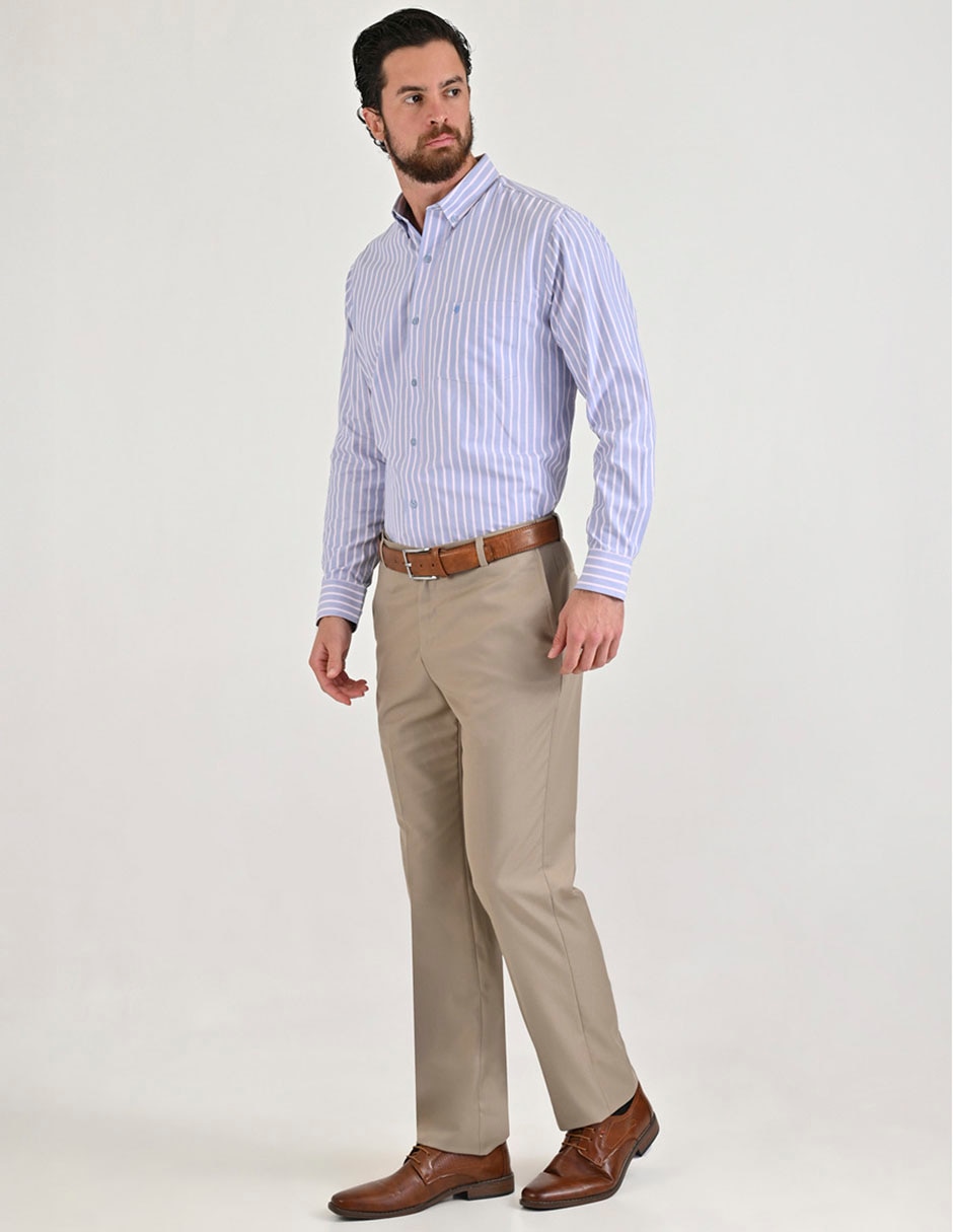 Camisa casual Yale manga larga para hombre