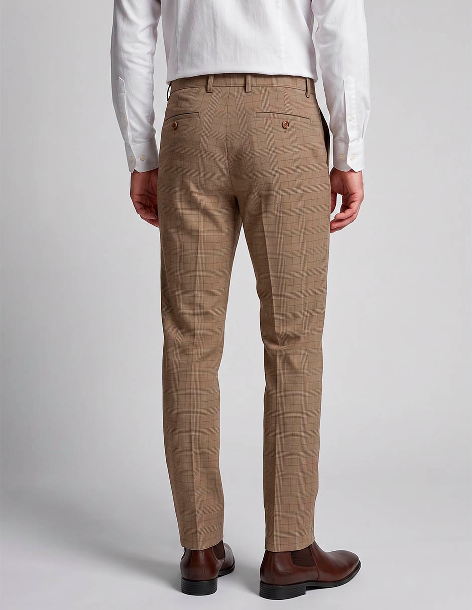Pantalón casual regular slim para hombre