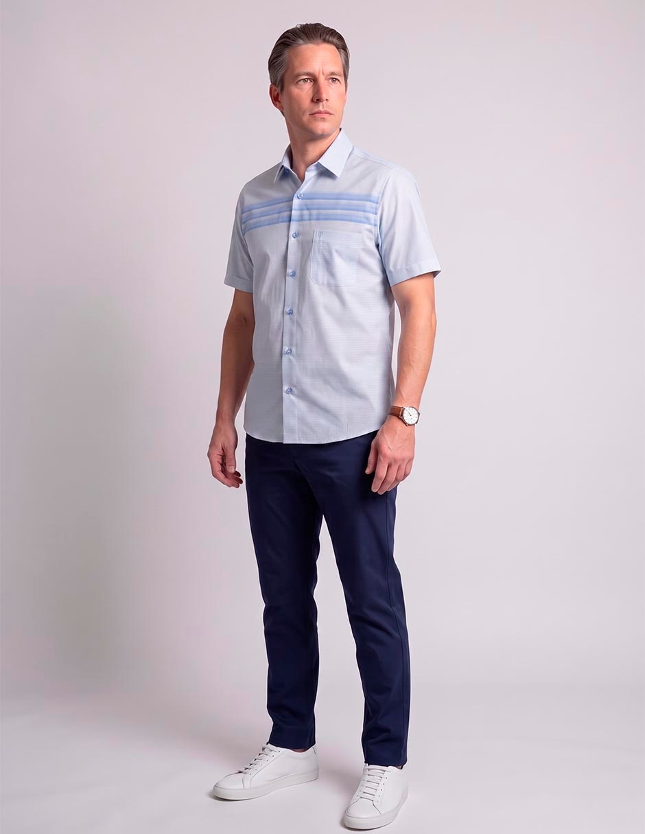 Camisa casual manga corta para hombre Camisa casual manga corta para hombre