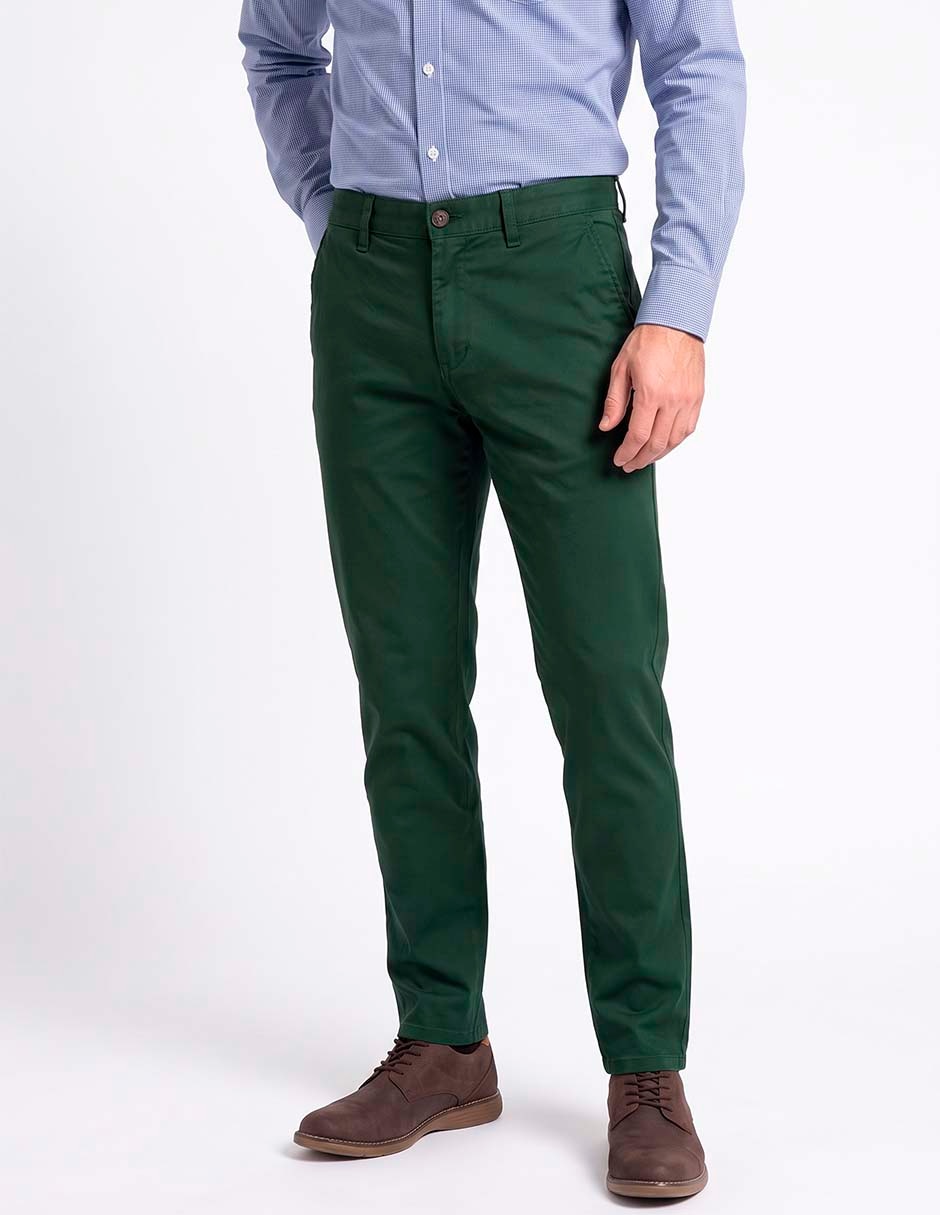 Pantalon Pantal—n chino slim para hombre