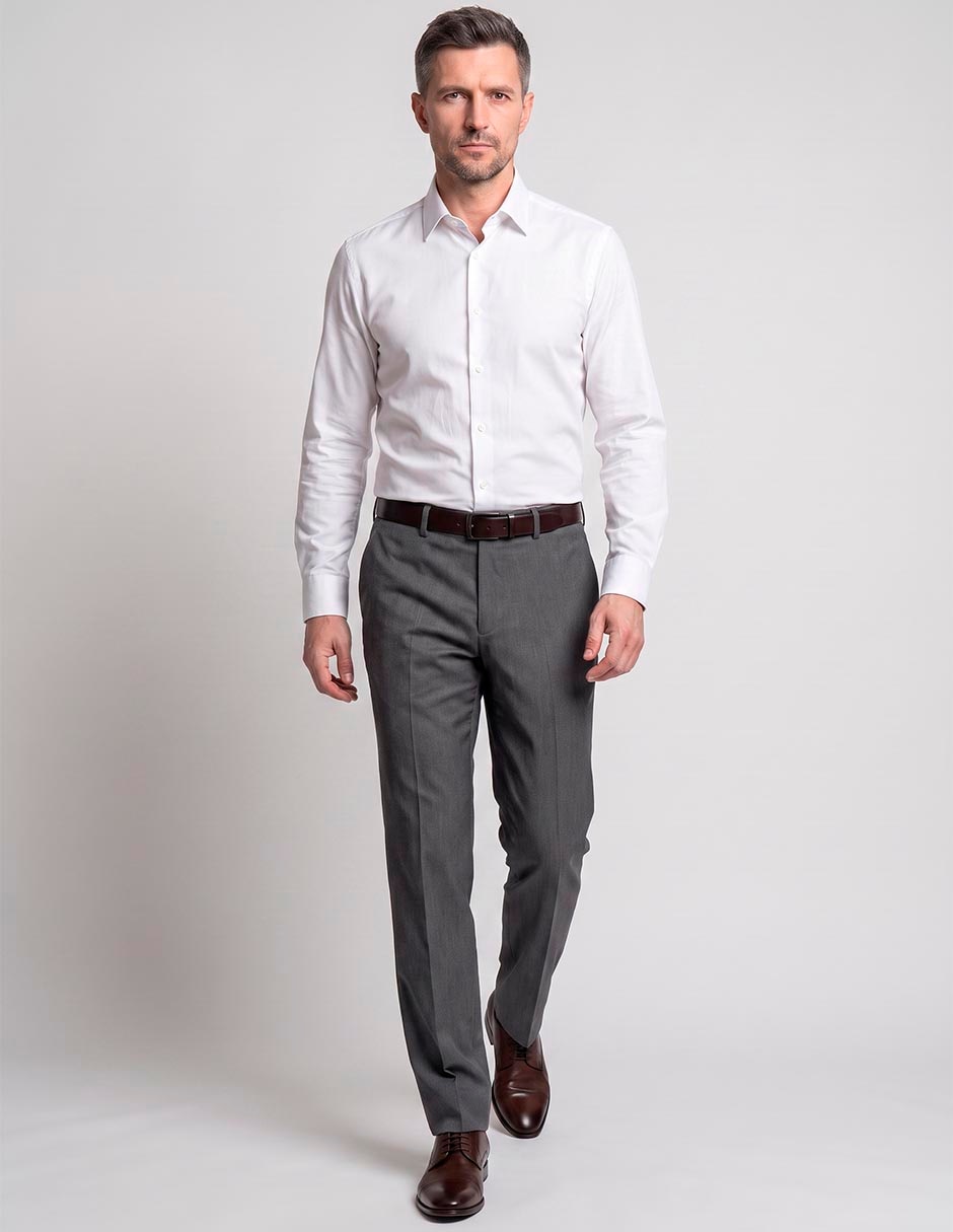 Pantalón de vestir Straight para hombre 2
