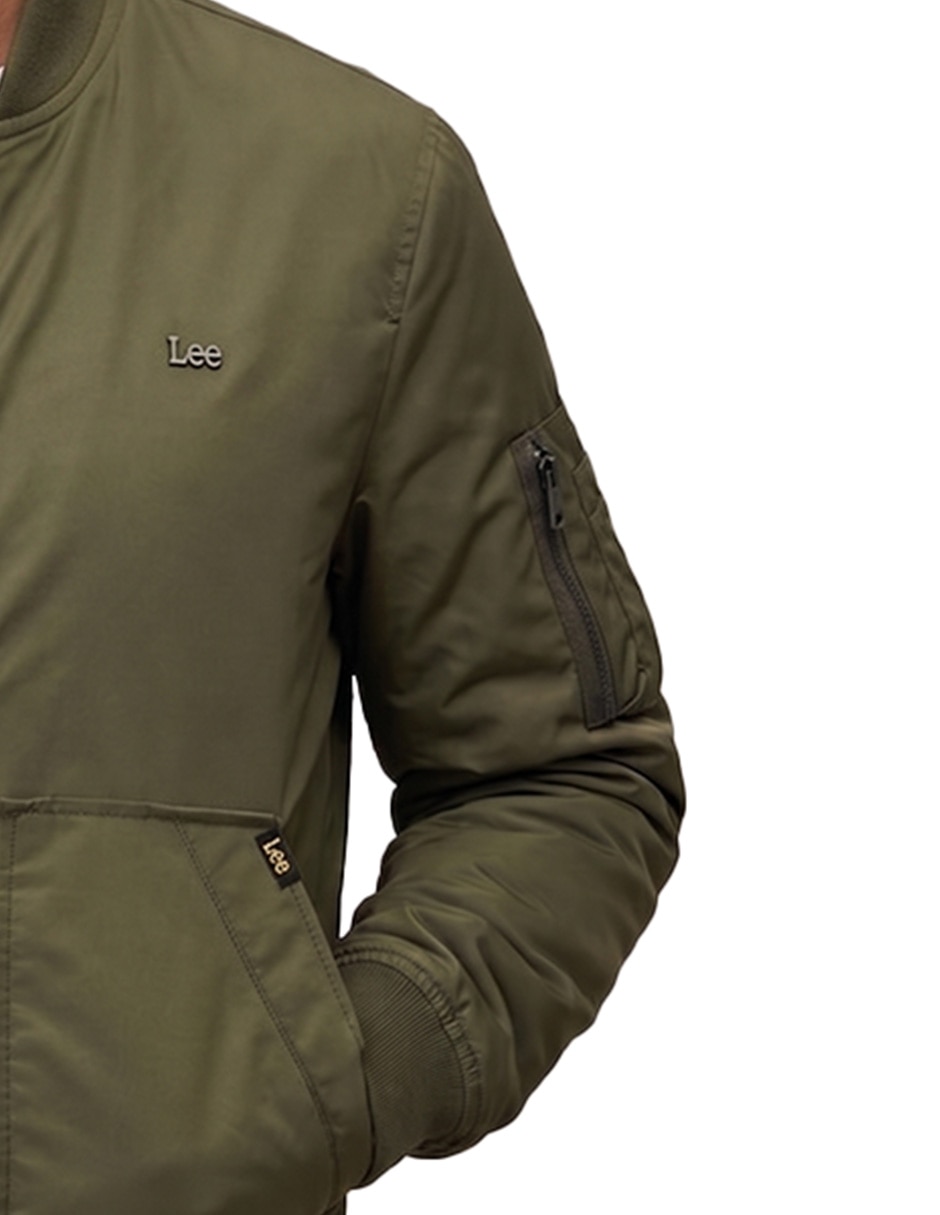 Chamarra bomber con bolsillos para hombre 3