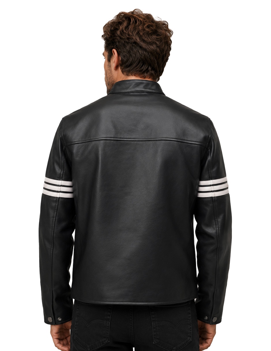 Chamarra casual con bolsillos para hombre 4