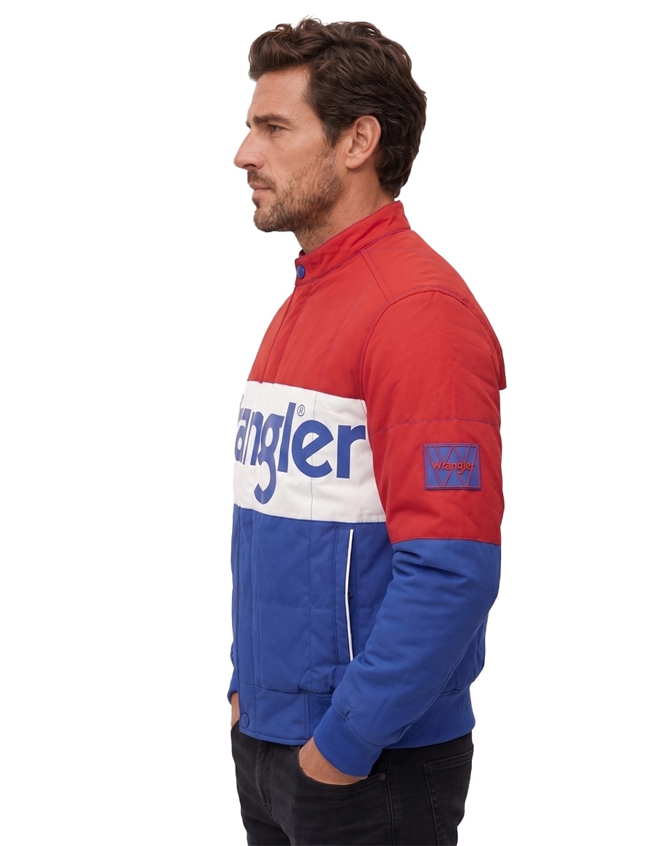 Chamarra acolchada con bolsillos para hombre 2