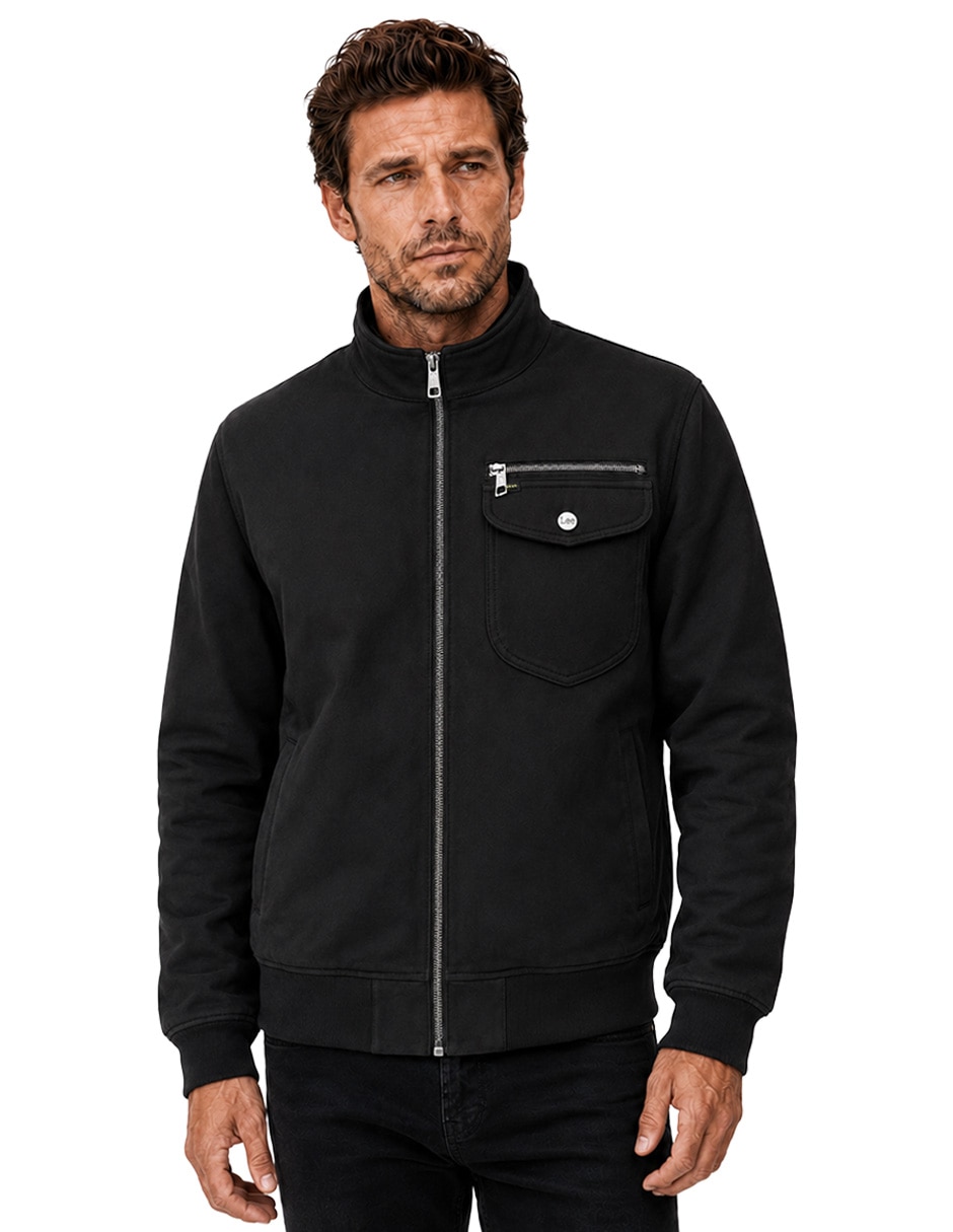 Chamarra casual Lee con bolsillos para hombre