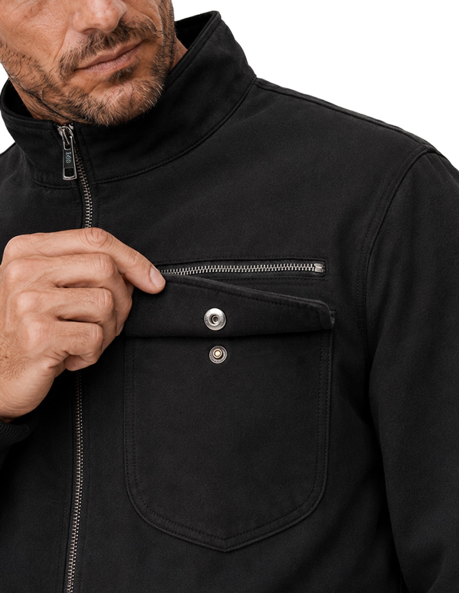 Chamarra casual Lee con bolsillos para hombre