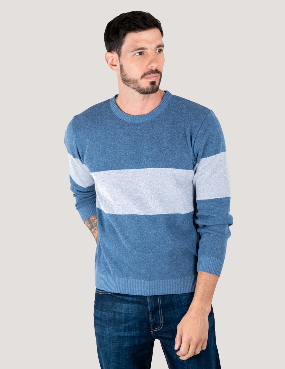 Suéter cuello redondo para hombre 2