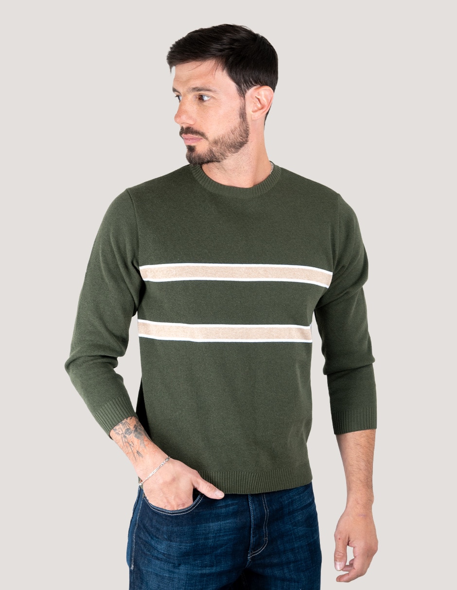 Suéter cuello redondo para hombre 3
