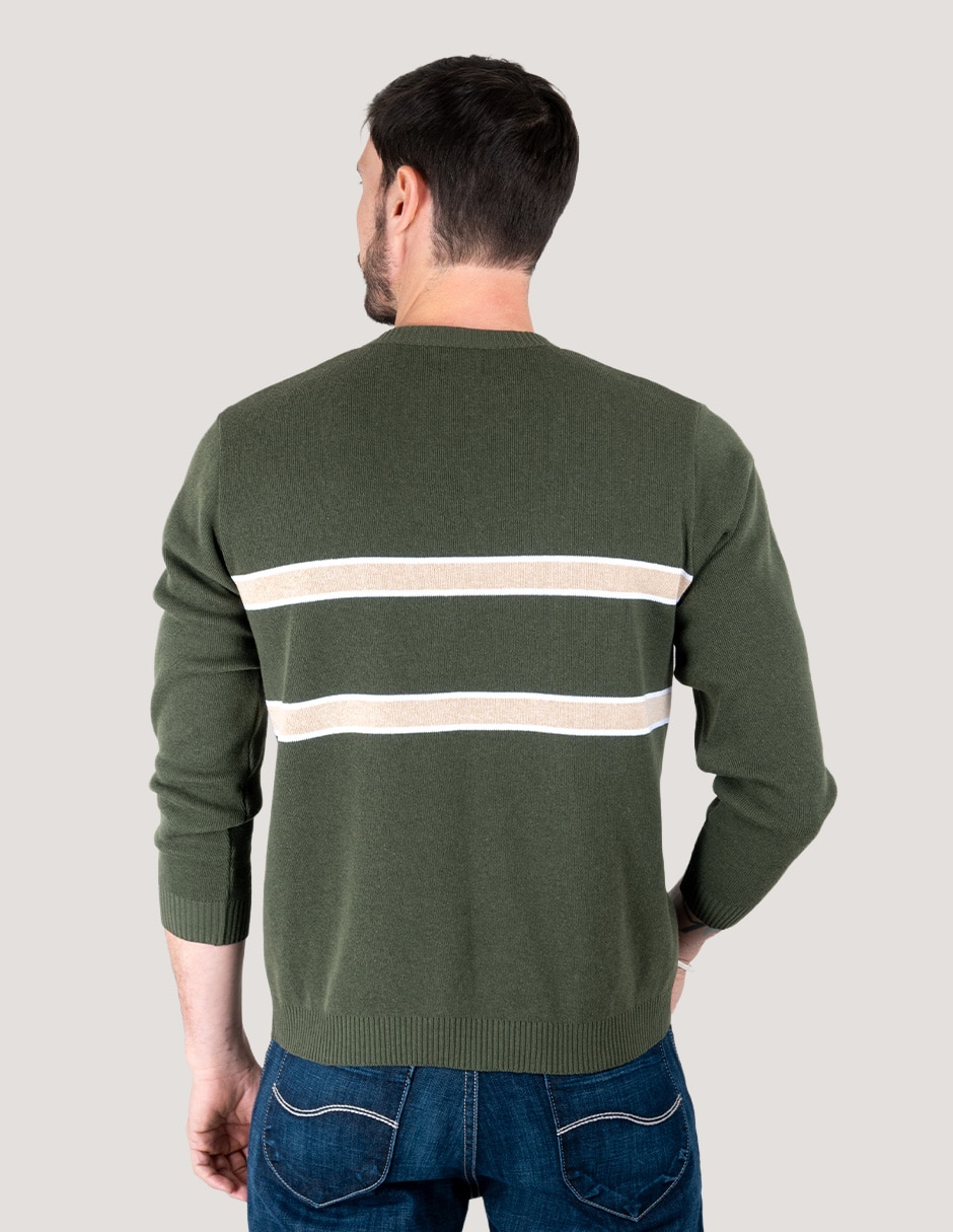 Suéter cuello redondo para hombre 2