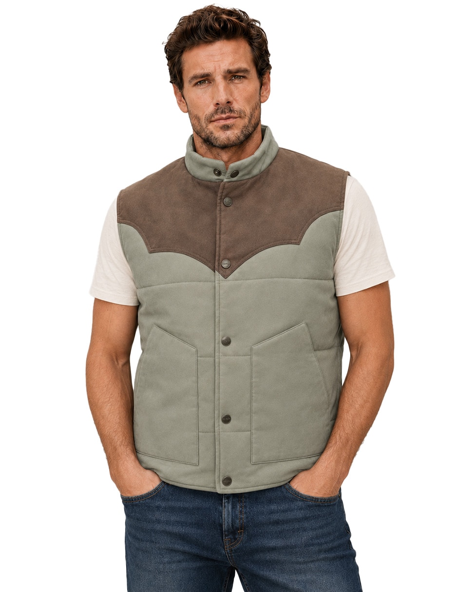 Chaleco con bolsillos para hombre 4
