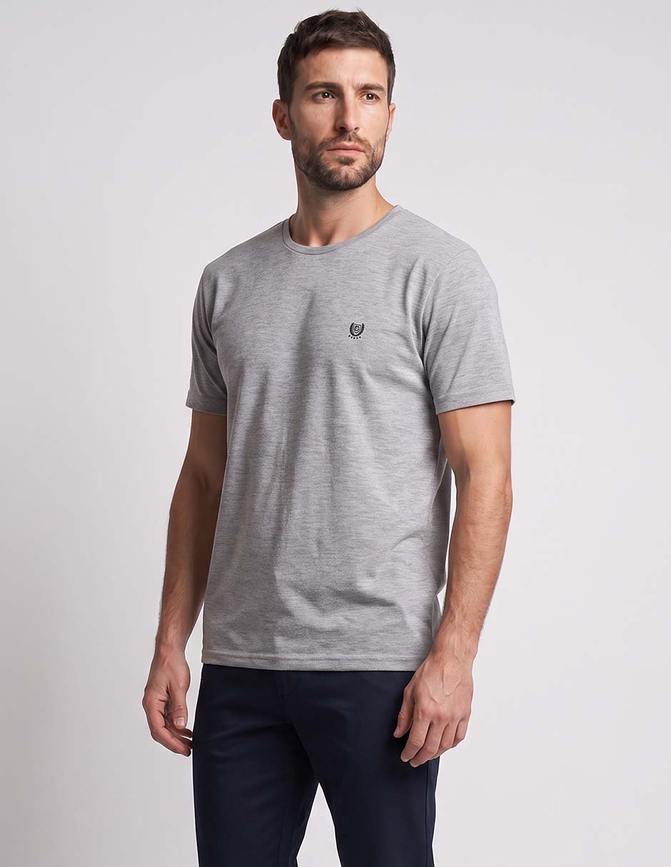 Playera cuello redondo para hombre