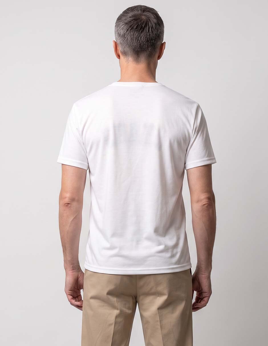 Playera cuello redondo para hombre 2