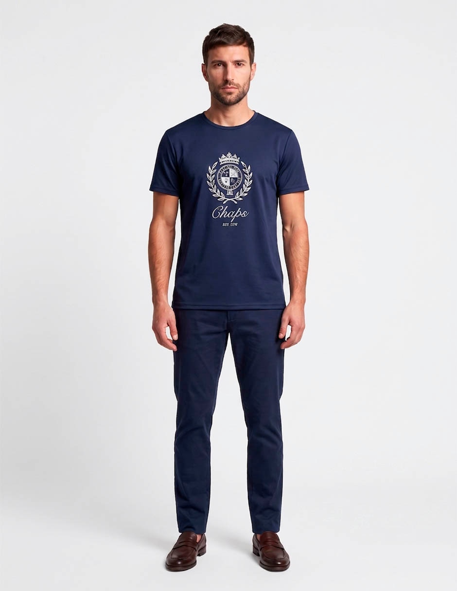 Playera cuello redondo para hombre