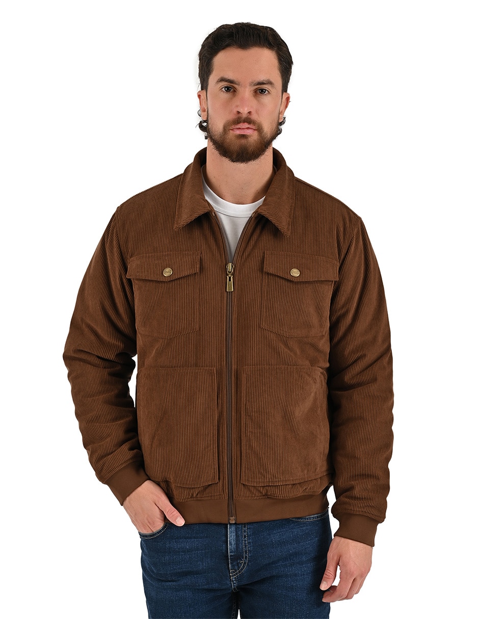 Chamarra casual Lee con bolsillos para hombre