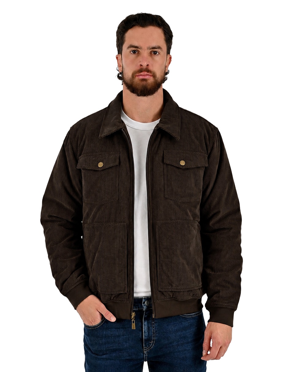 Chamarra casual Lee con bolsillos para hombre 1