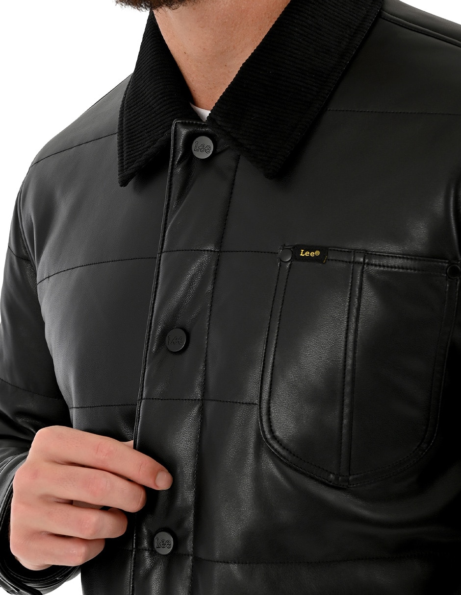 Chamarra casual con bolsillos para hombre 3