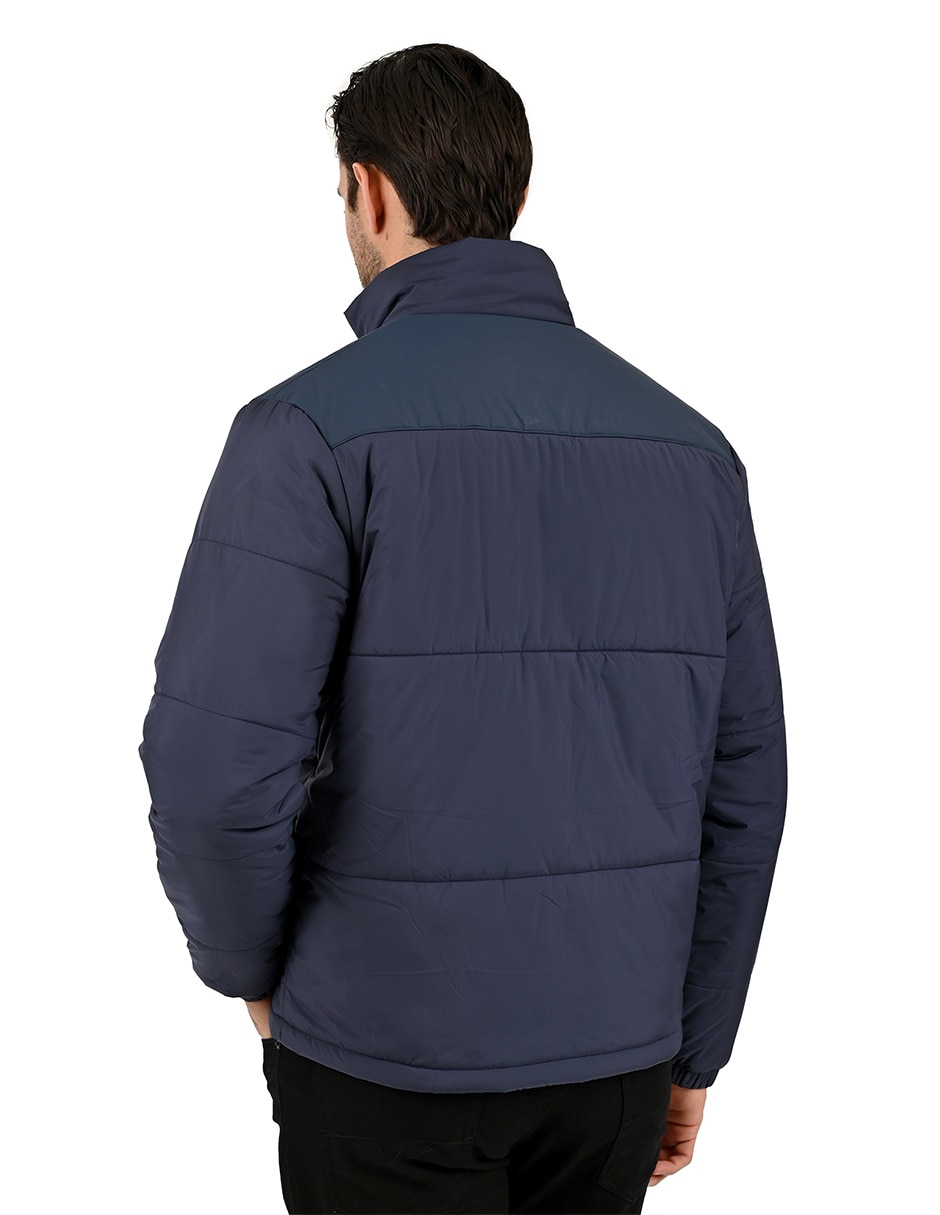 Chamarra acolchada con bolsillos para hombre 2
