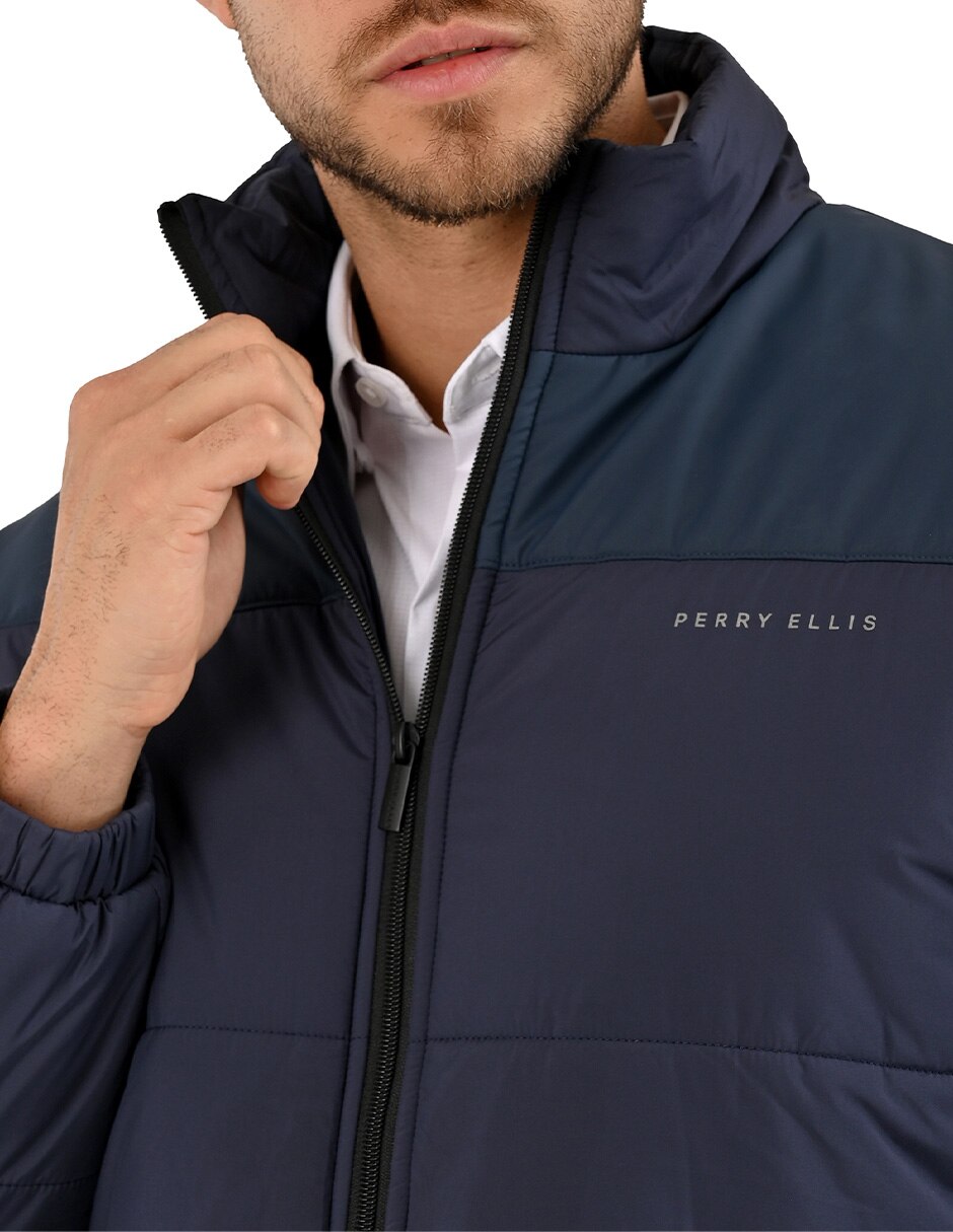 Chamarra acolchada con bolsillos para hombre 3