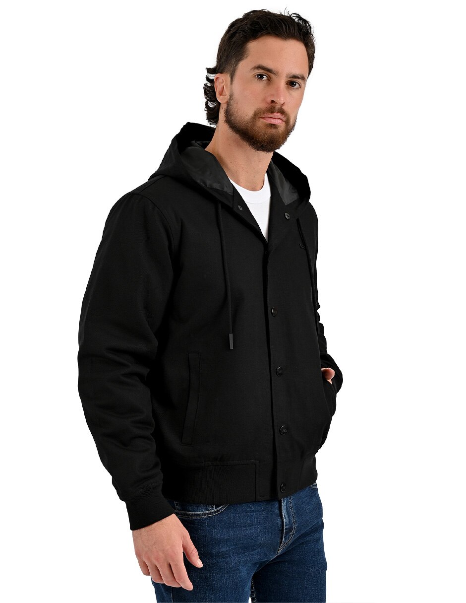 Chamarra casual chamarras de algodón con capucha para hombre 4