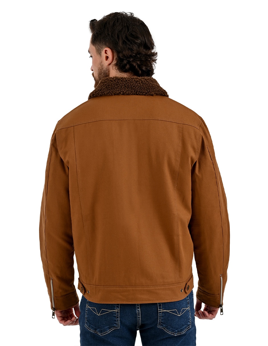 Chamarra casual chamarrasde algodón con bolsillos para hombre 2