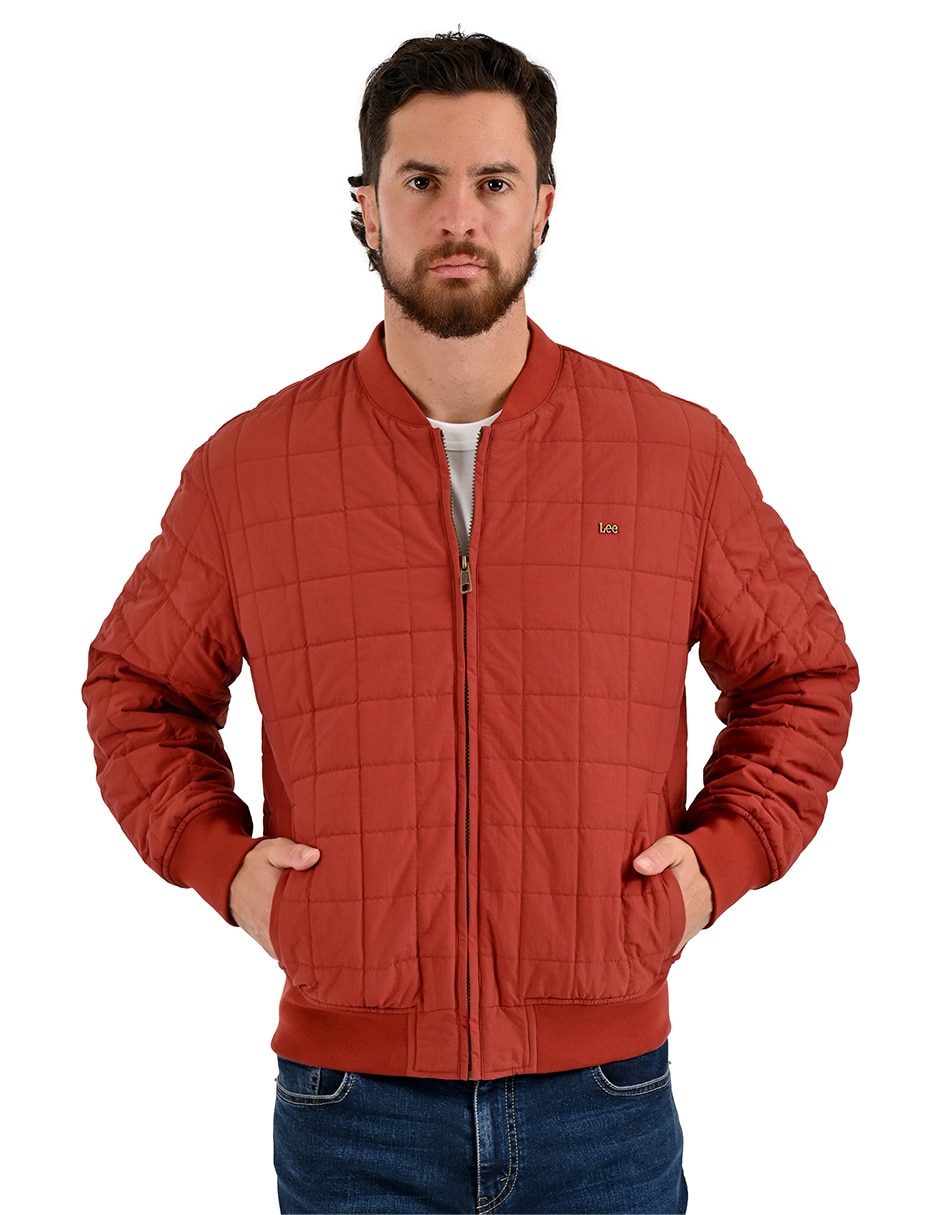Chamarra acolchada chamarrascon bolsillos para hombre 1
