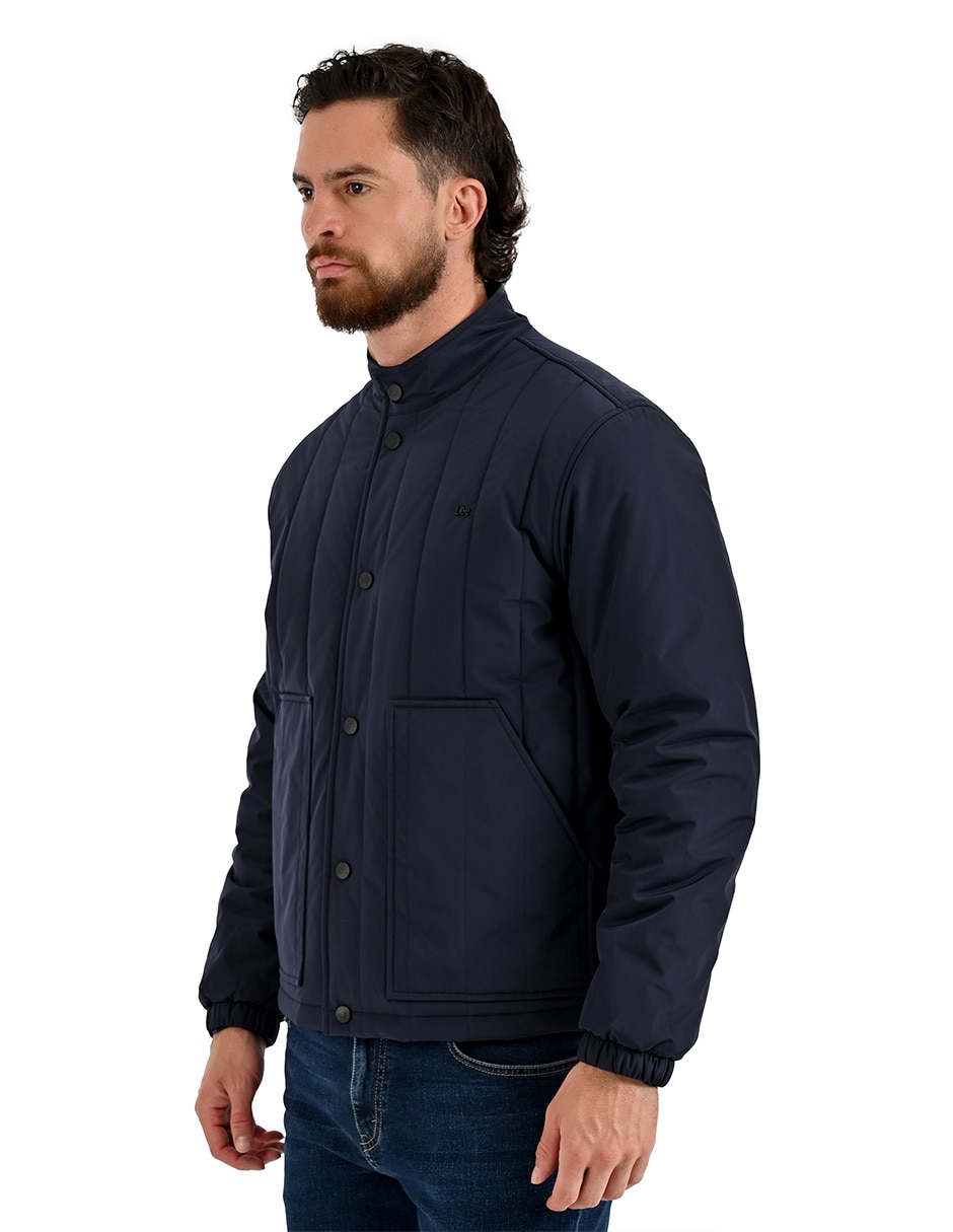 Chamarra Acolchada con bolsillos para hombre 4