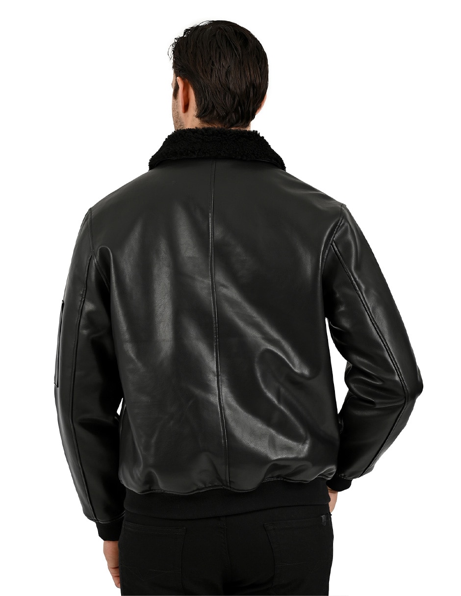 Chamarra casual con bolsillos para hombre 2