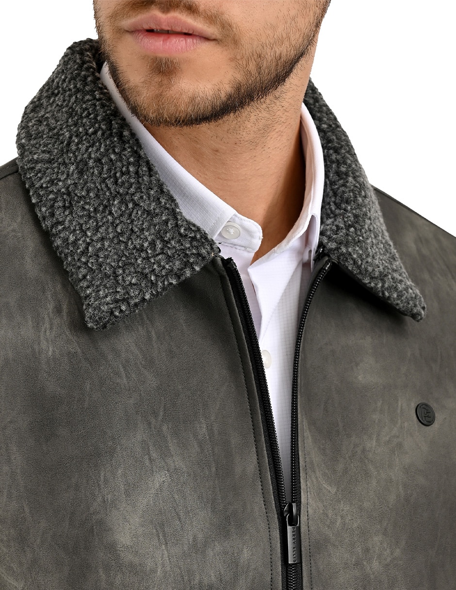 Chamarra casual chamarrascon bolsillos para hombre 3