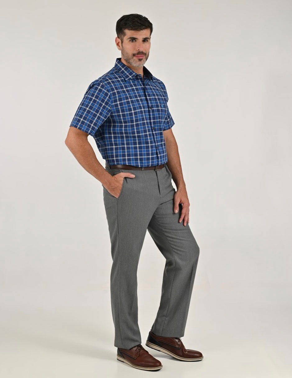 Camisa casual manga corta para hombre 5