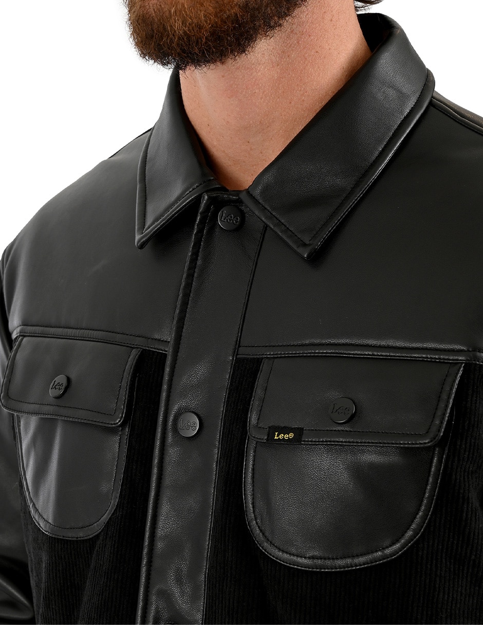 Chamarra casual chamarrascon bolsillos para hombre 2
