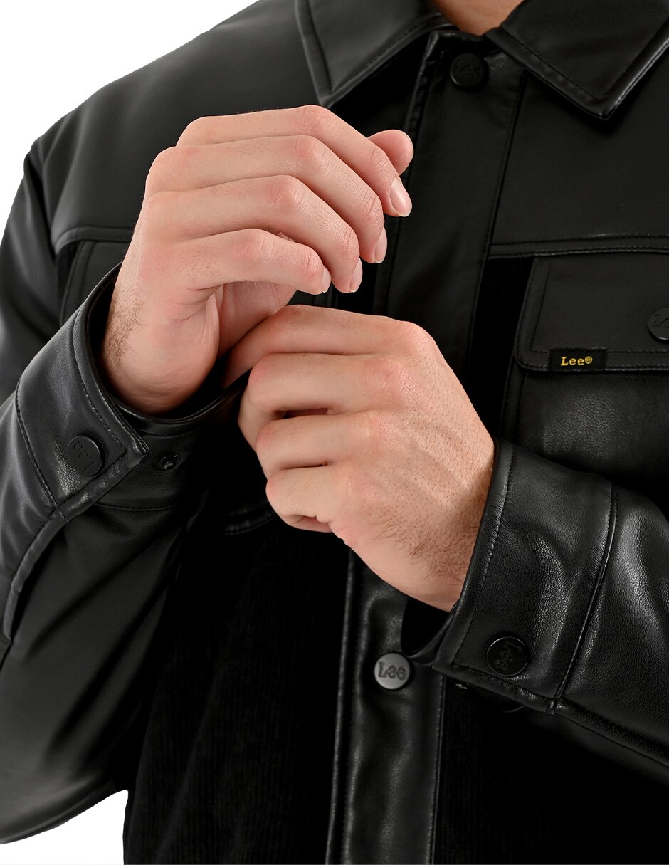 Chamarra casual chamarrascon bolsillos para hombre 6