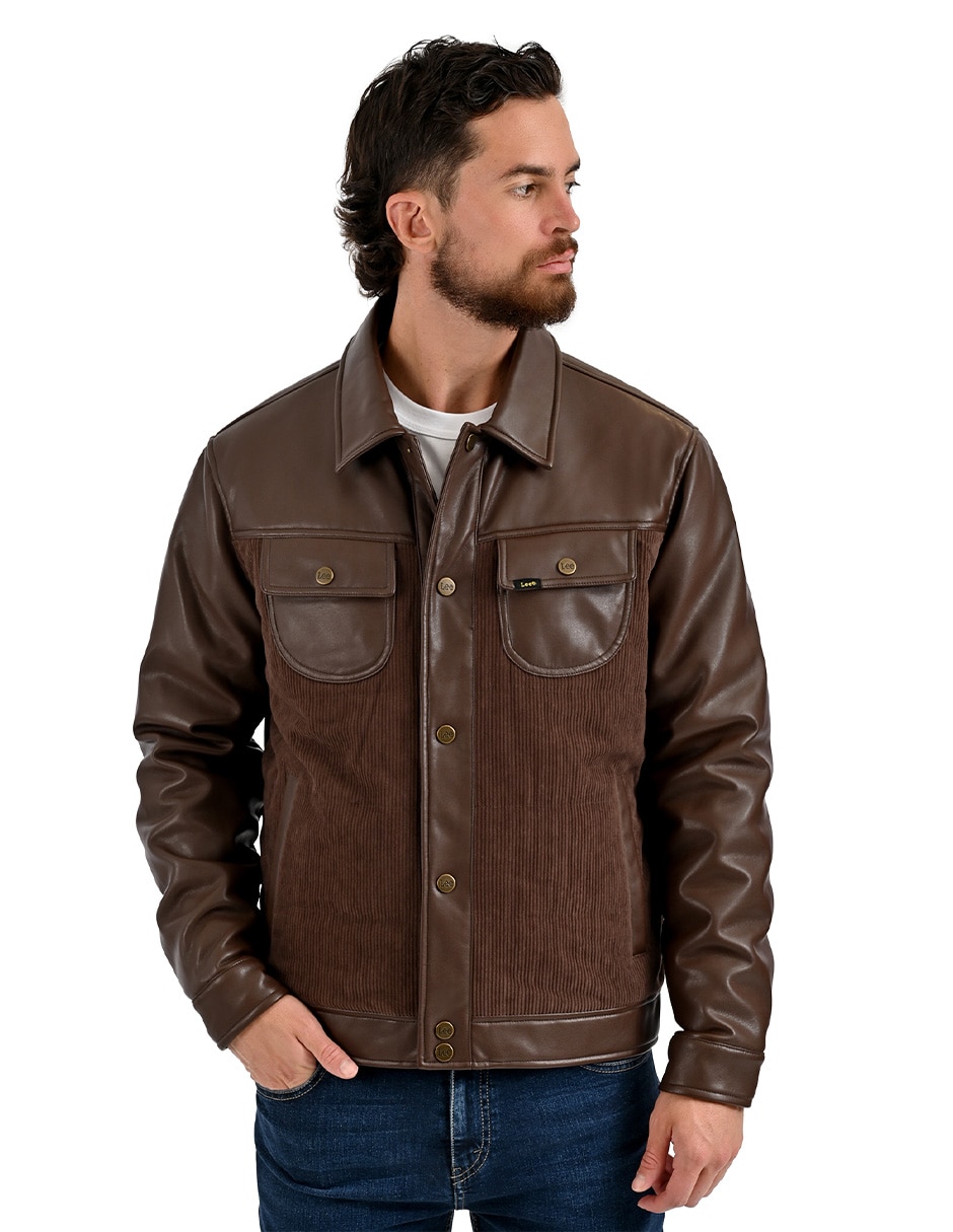 Chamarra casual chamarrascon bolsillos para hombre Chamarra casual chamarrascon bolsillos para hombre