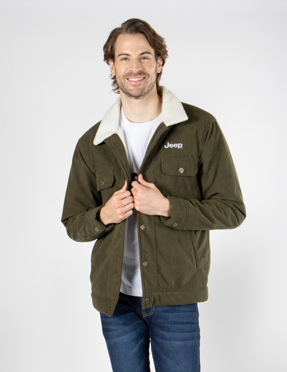 Chamarra casual sherpa para hombre Chamarra casual sherpa para hombre