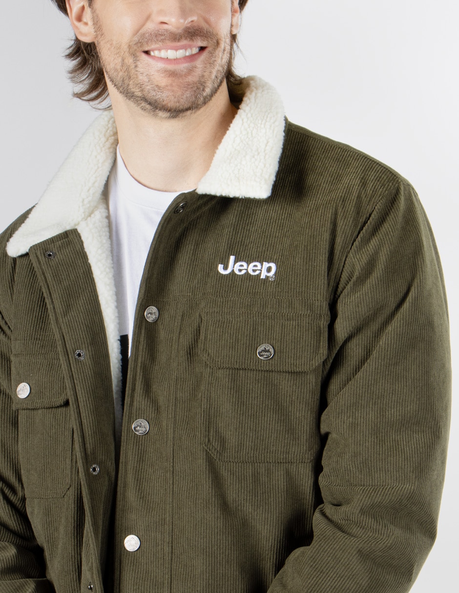 Chamarra casual sherpa para hombre 2